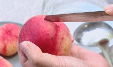 桃子如何去毛最简单,桃子去除桃毛