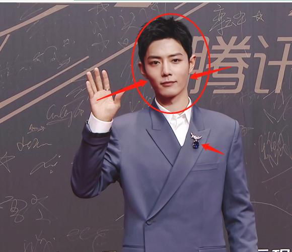 肖战星光大赏红毯相片,肖战星光大赏走红毯图片