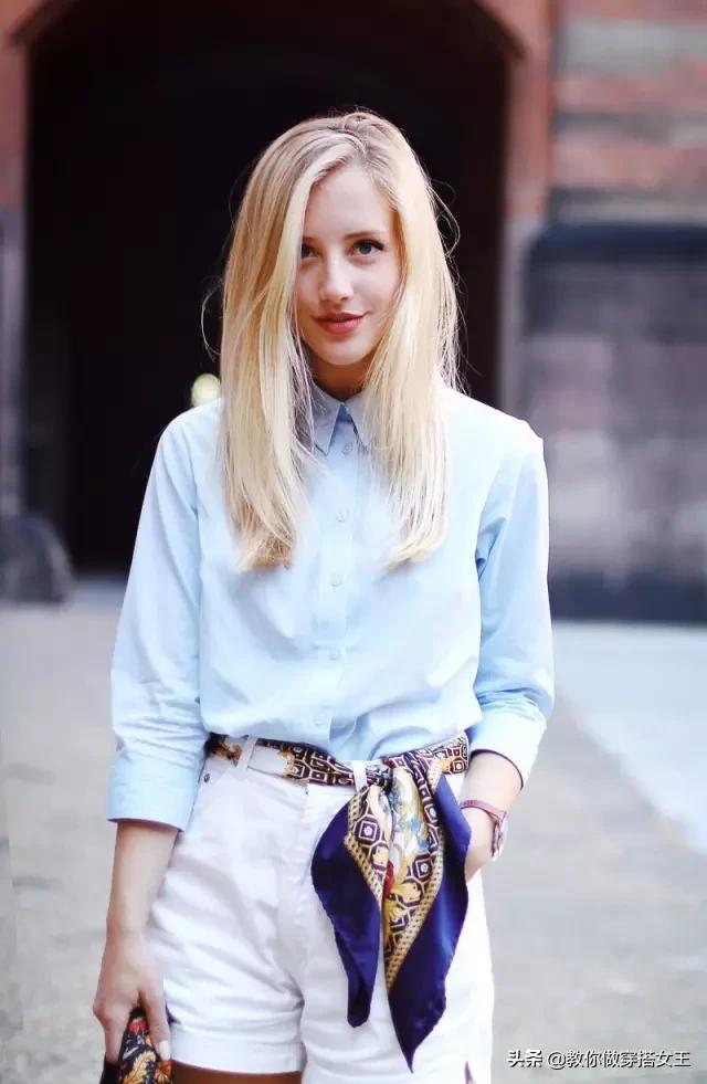 长丝巾春天的各种系法,丝巾怎么系才好看冬季女装