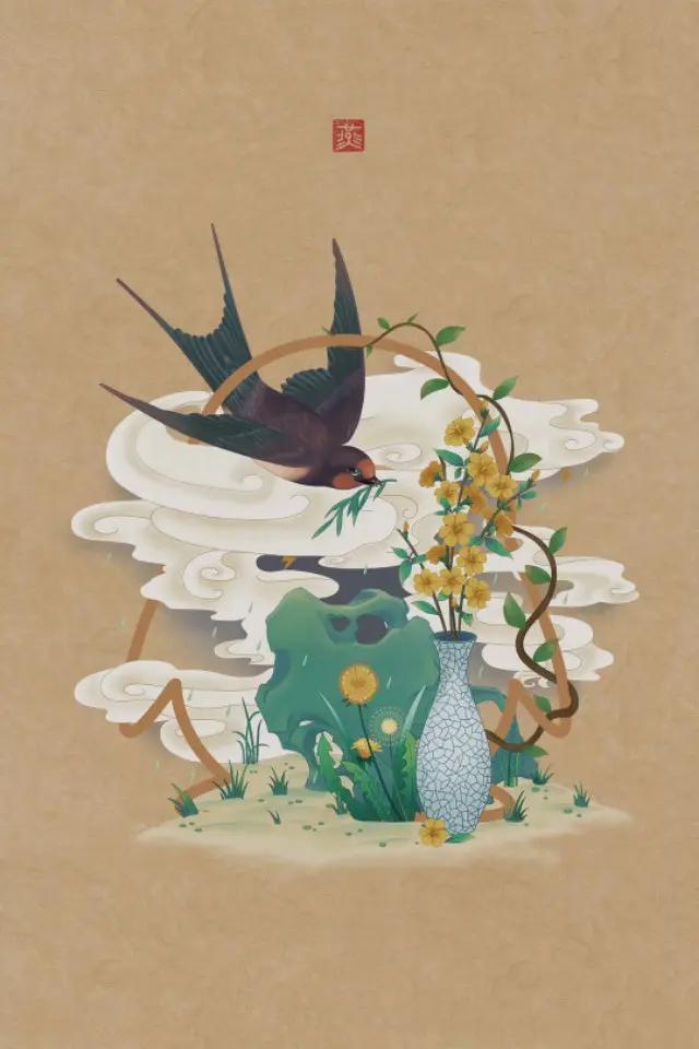 手机古风壁纸▏当QQ遇到中国风，意外的绝美。