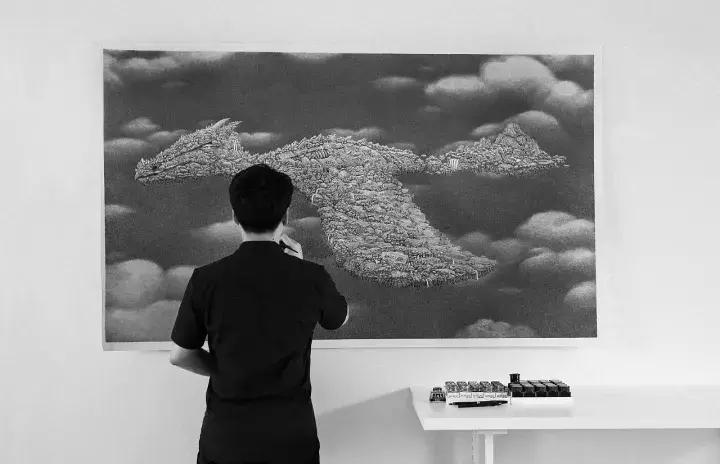 小央美水墨画作品欣赏,小央美人物画