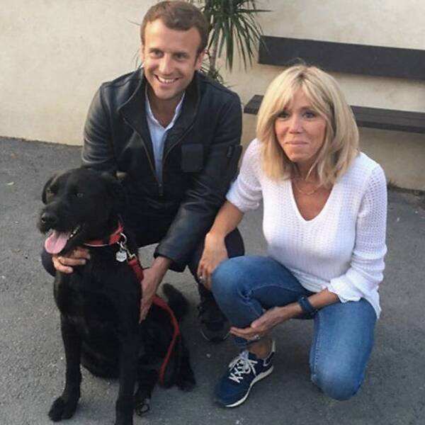 法国总统真Man!跟大25岁老婆出海频繁秀肌肉,布丽吉特一脸漠然