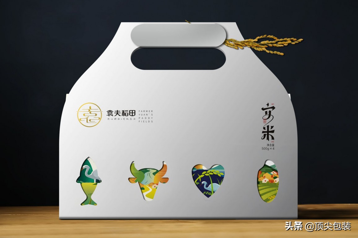 最新款大米包装设计,高端大米包装设计大全