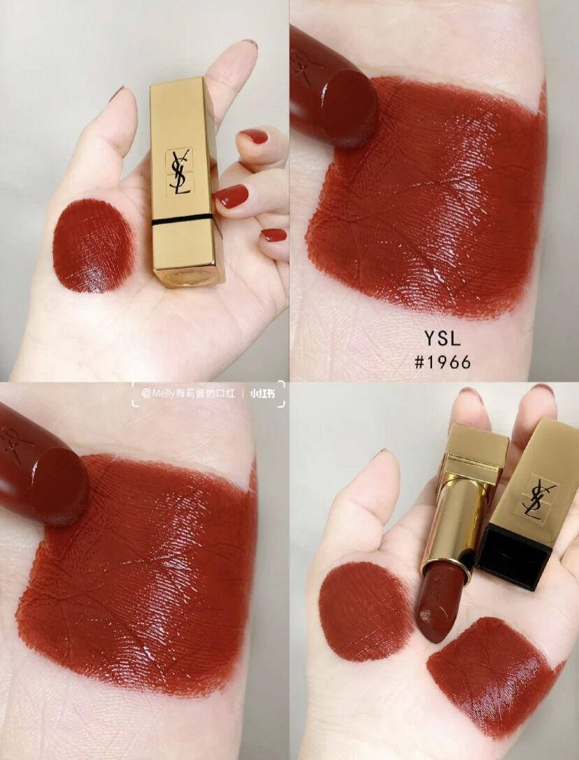 ysl圣罗兰黑金方管口红13偏执试色,ysl方管口红热门色