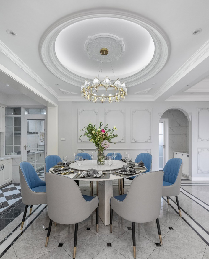 餐桌的尺寸要如何选择才合适,餐厅餐桌尺寸的选择方法图解