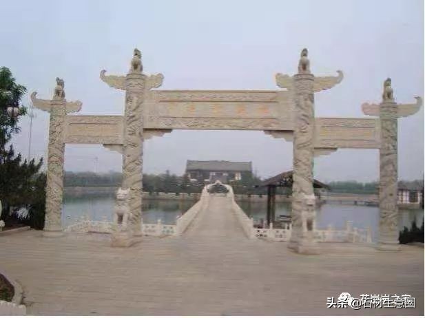 石牌坊石雕图片大全,各样式的石牌坊