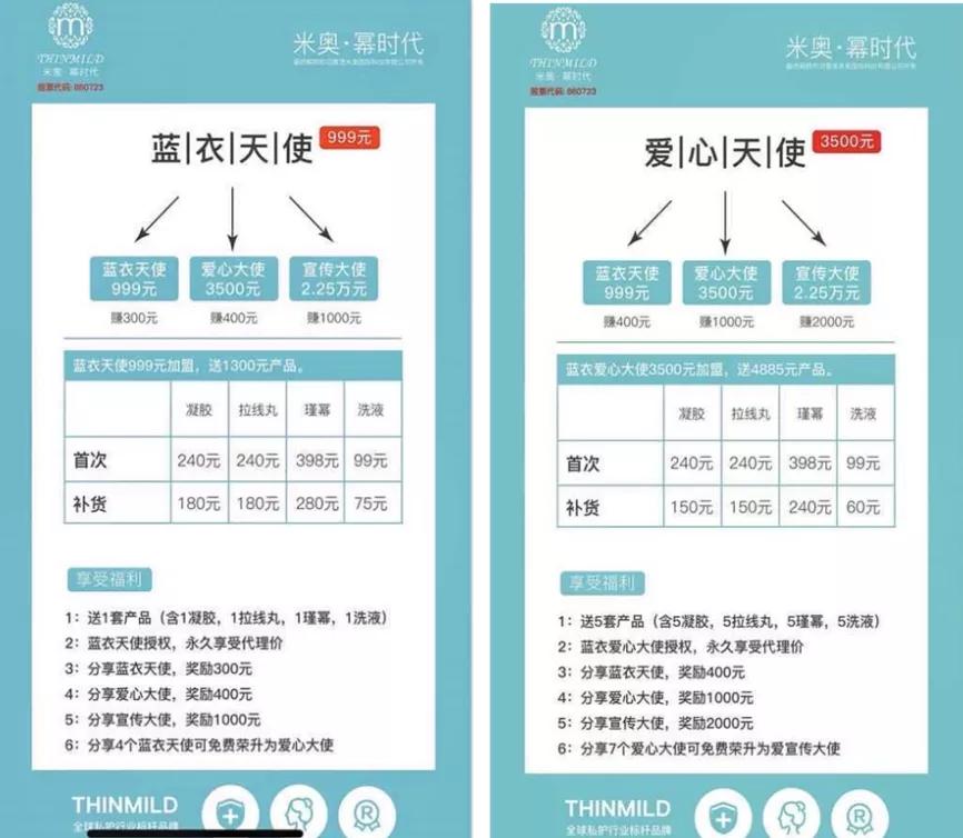 微商米奥“幂时代”遭投诉：模式涉嫌传销致代理商抖音悲愤维权