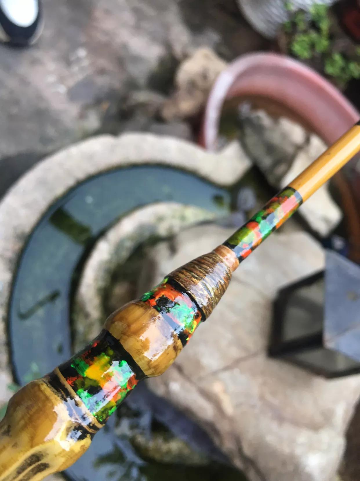 手竿换把怎么换,罗汉竹手竿