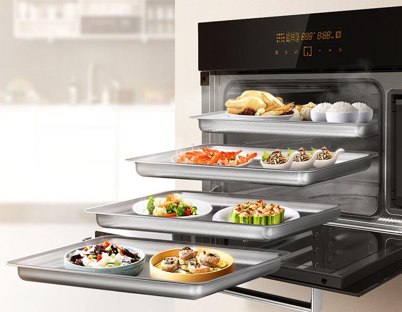 蒸烤一体机好还是微波烤箱好,微波炉蒸箱烤箱一体机嵌入式