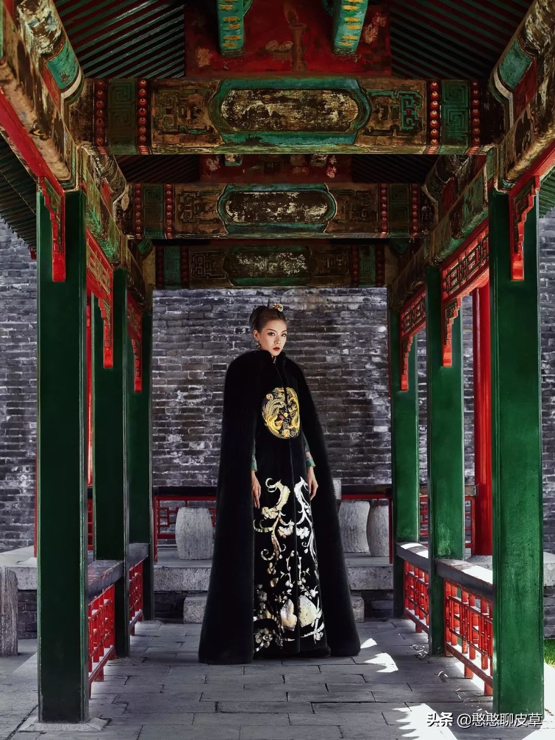 正经皮草和不正经皮草,海宁中式皮草中国风