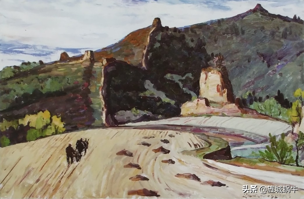 读赵福画笔下的皑皑白雪