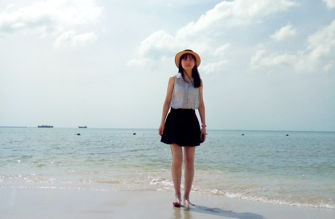 去热带的岛屿游泳,去热带旅行