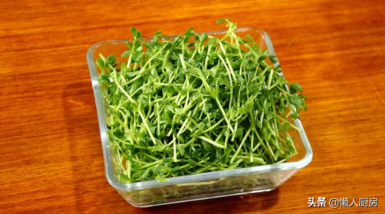 好吃的清炒豌豆苗,豌豆苗的各种做法