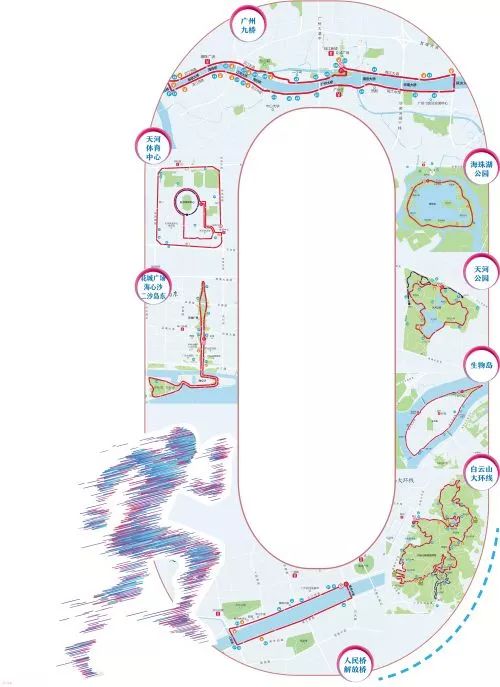 收好！广州8大跑步路线助你燃烧卡路里！不信你瘦不下来！