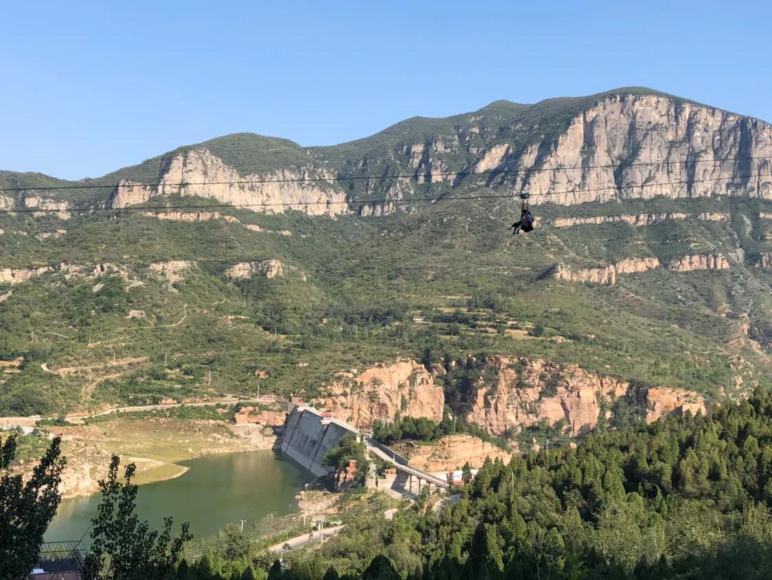 河南跑马岭景区,太行山大峡谷地质公园