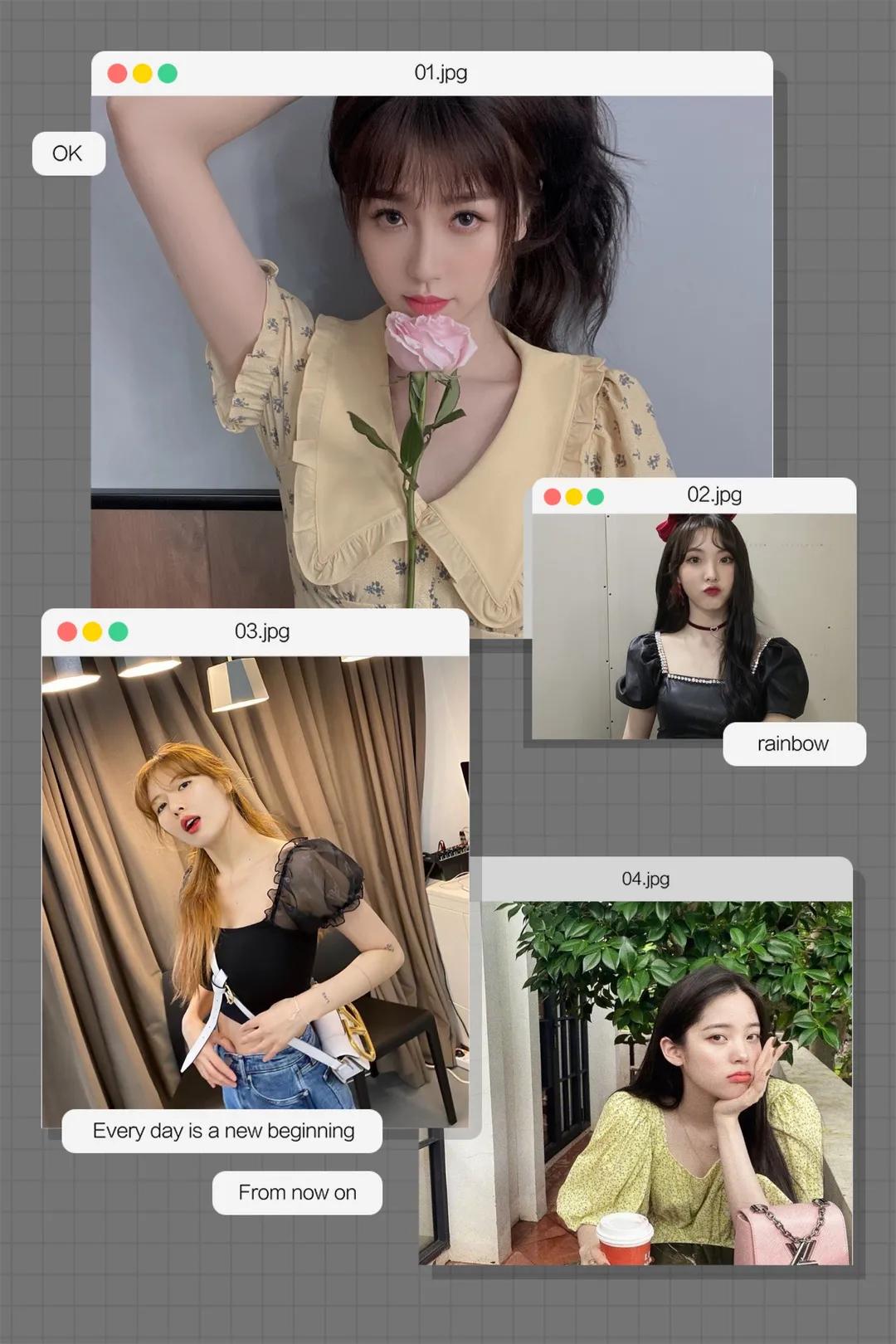 最火的泡泡袖上衣穿搭秋冬,夏天泡泡袖设计感小众上衣