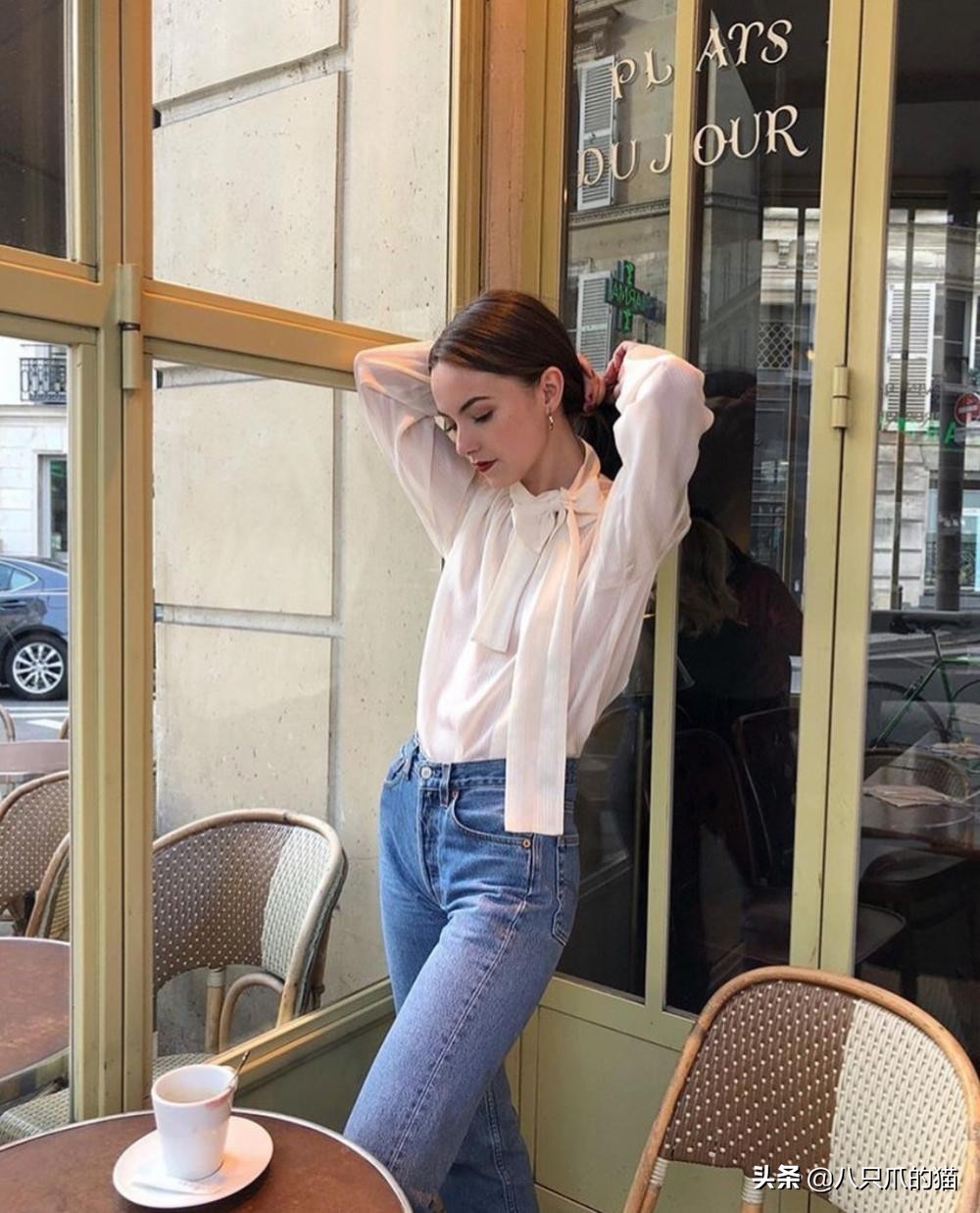 仙气雪纺装搭配图解,宽松冬季雪纺上衣搭配