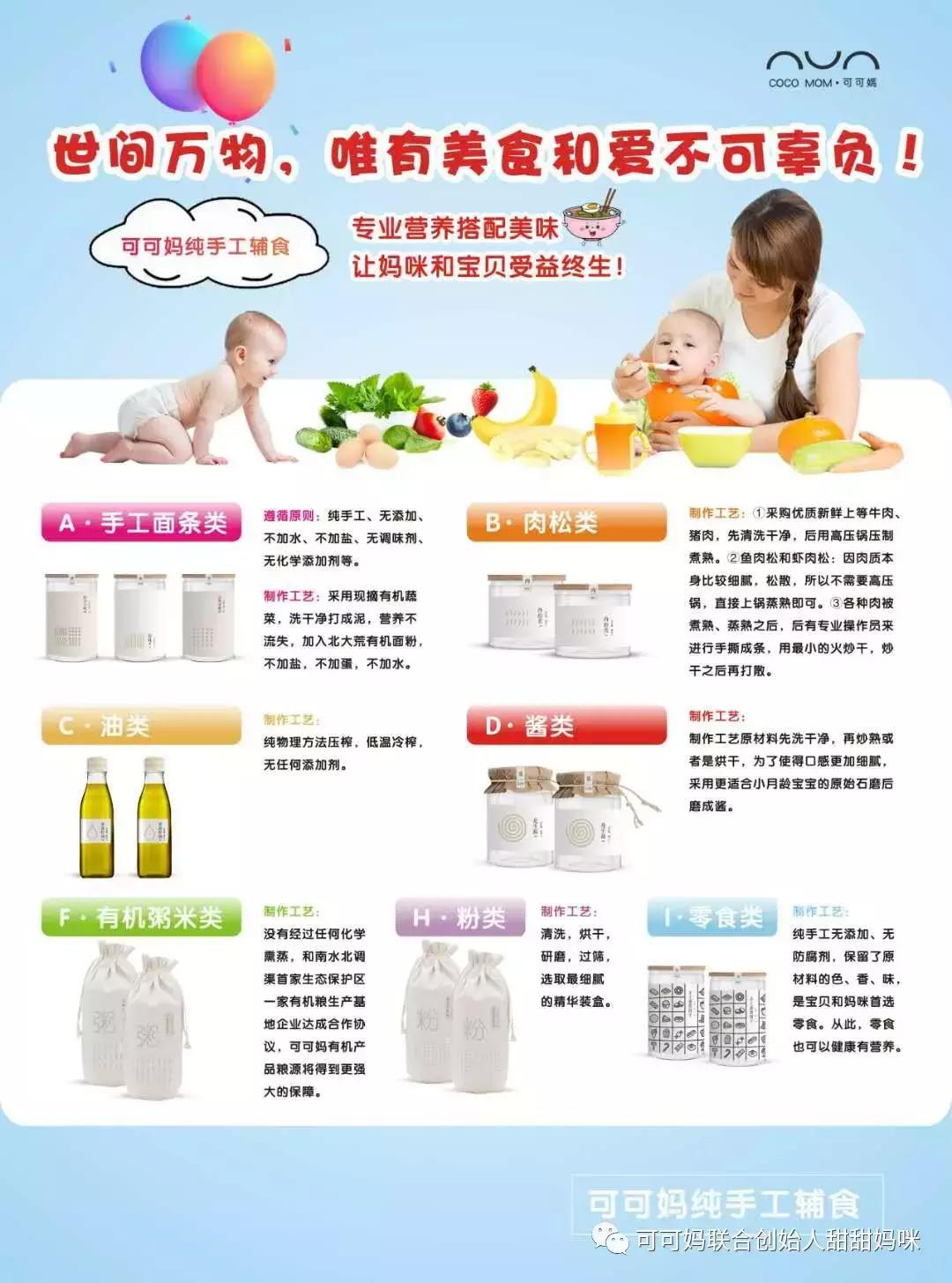 可可妈纯手工辅食代理政策,可可妈手工辅食加盟官网