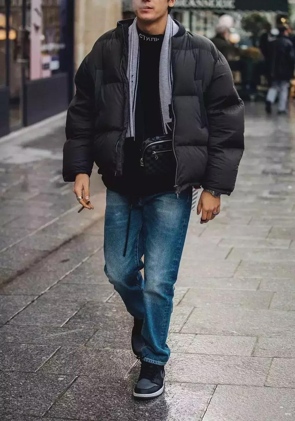 穿搭羽绒服,男生羽绒服成熟时髦便宜