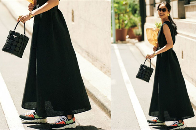 潮鞋推荐女粗跟凉鞋穿搭,日系休闲穿搭鞋子