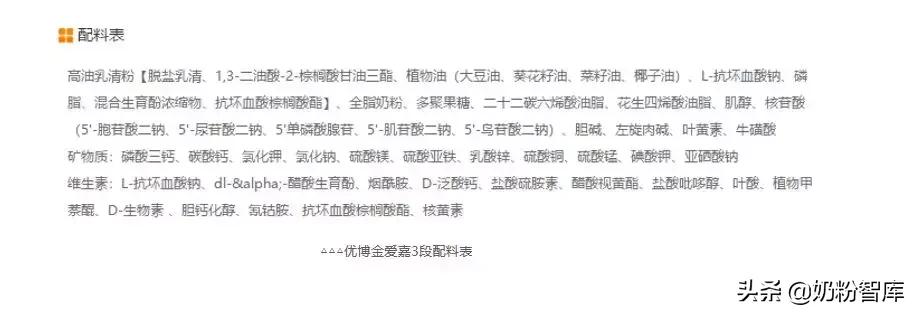 国产奶粉opo含量最高的一款,奶粉二代opo和三代opo棕榈酸含量