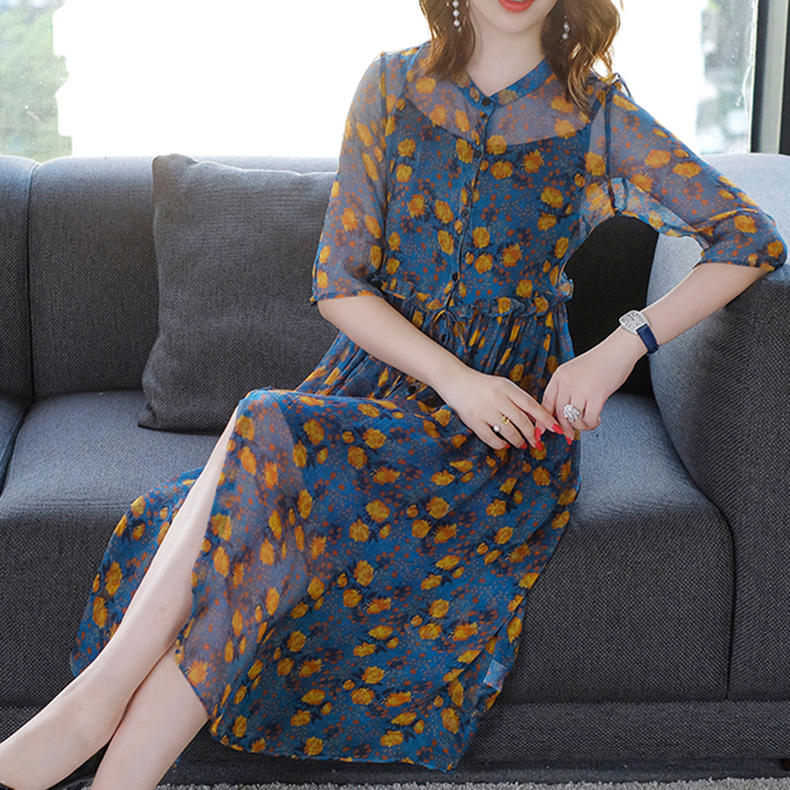 早秋新款女装40岁女人穿搭裙子,早秋40岁气质女人穿搭