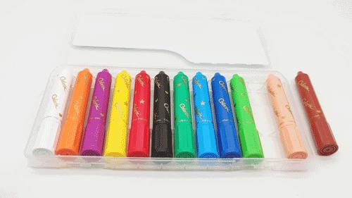 儿童蜡笔油画棒,18色蜡笔油画棒