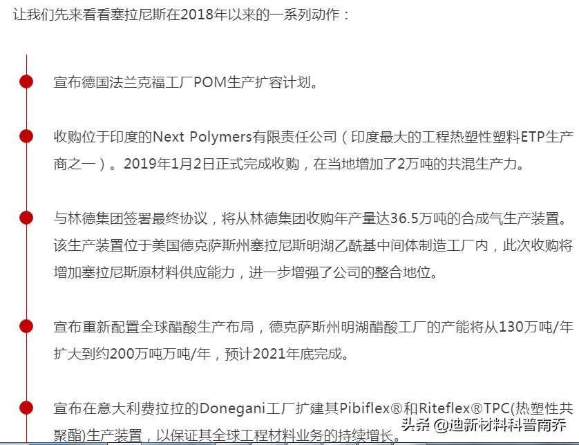 M国牛得很的巨头：塞拉尼斯、杜邦、道康宁（外行可能不了解）