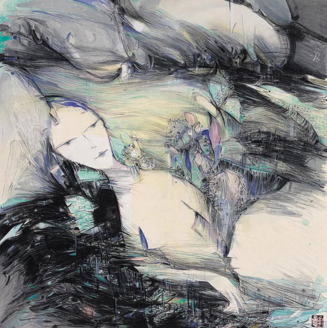 赵怡文中国画作品展,江苏书画院名家