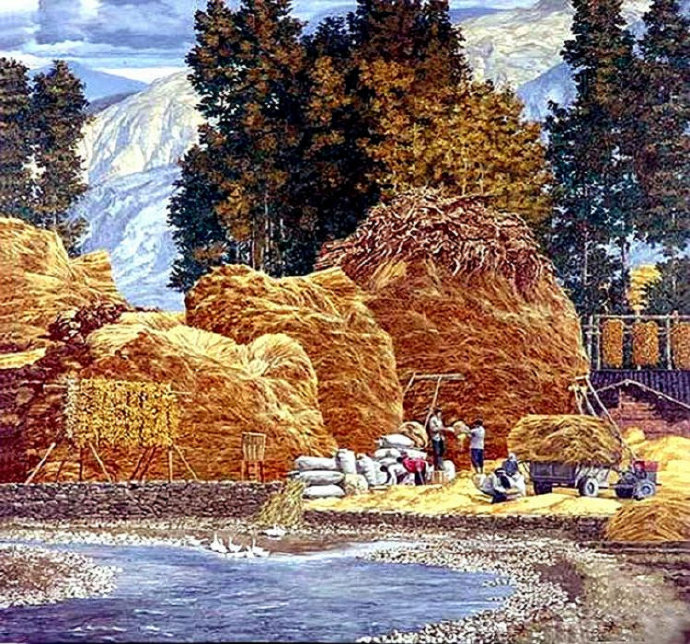 何冠林油画作品大全,何冠霖油画高清大图