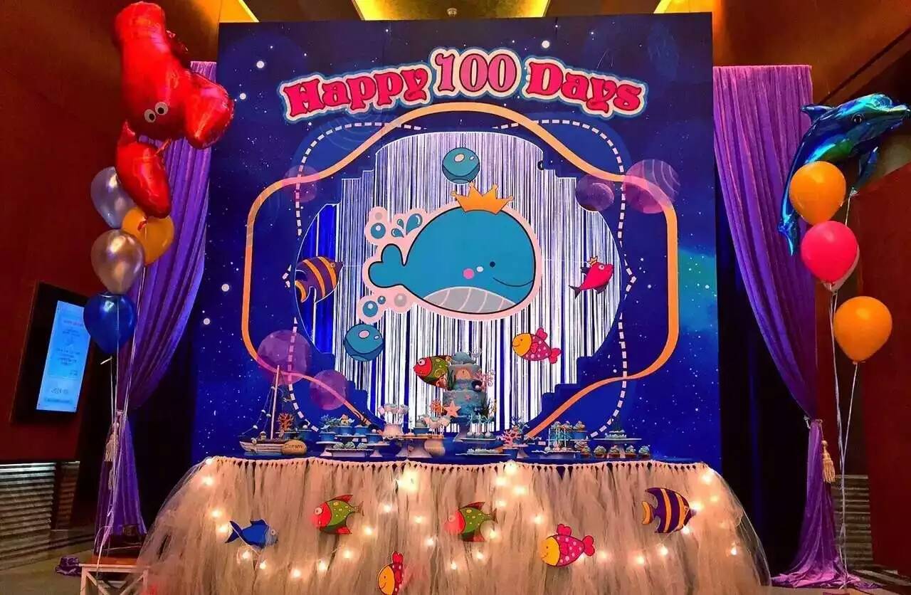 宝宝满月宴百日宴周岁宴布置,婴儿满月百日宴一般在哪里办