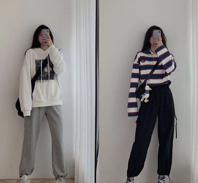 冬天什么女款裤子百搭,冬天裤子穿搭推荐女加长