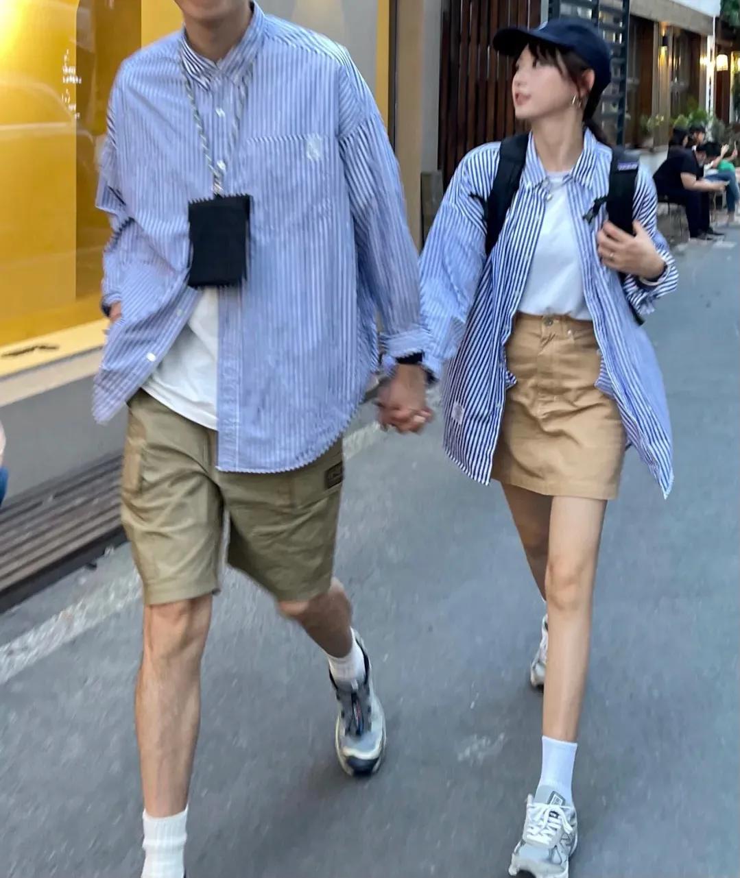 高级感情侣穿搭夏天,情侣秋季穿搭