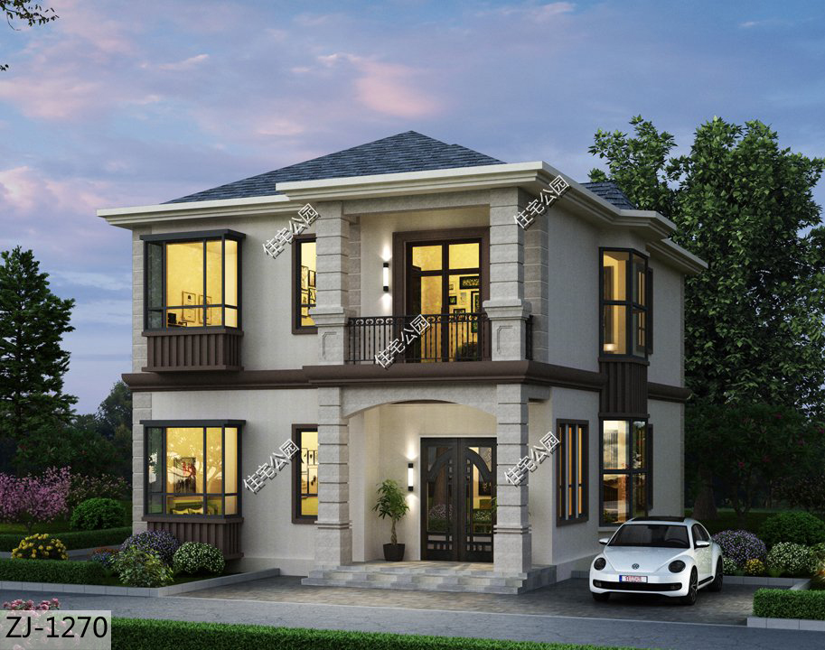 农村自建二层别墅图纸求推荐,1000套农村自建房图纸分享