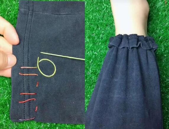 校服裤子这么挽裤腿，简单结实又洋气