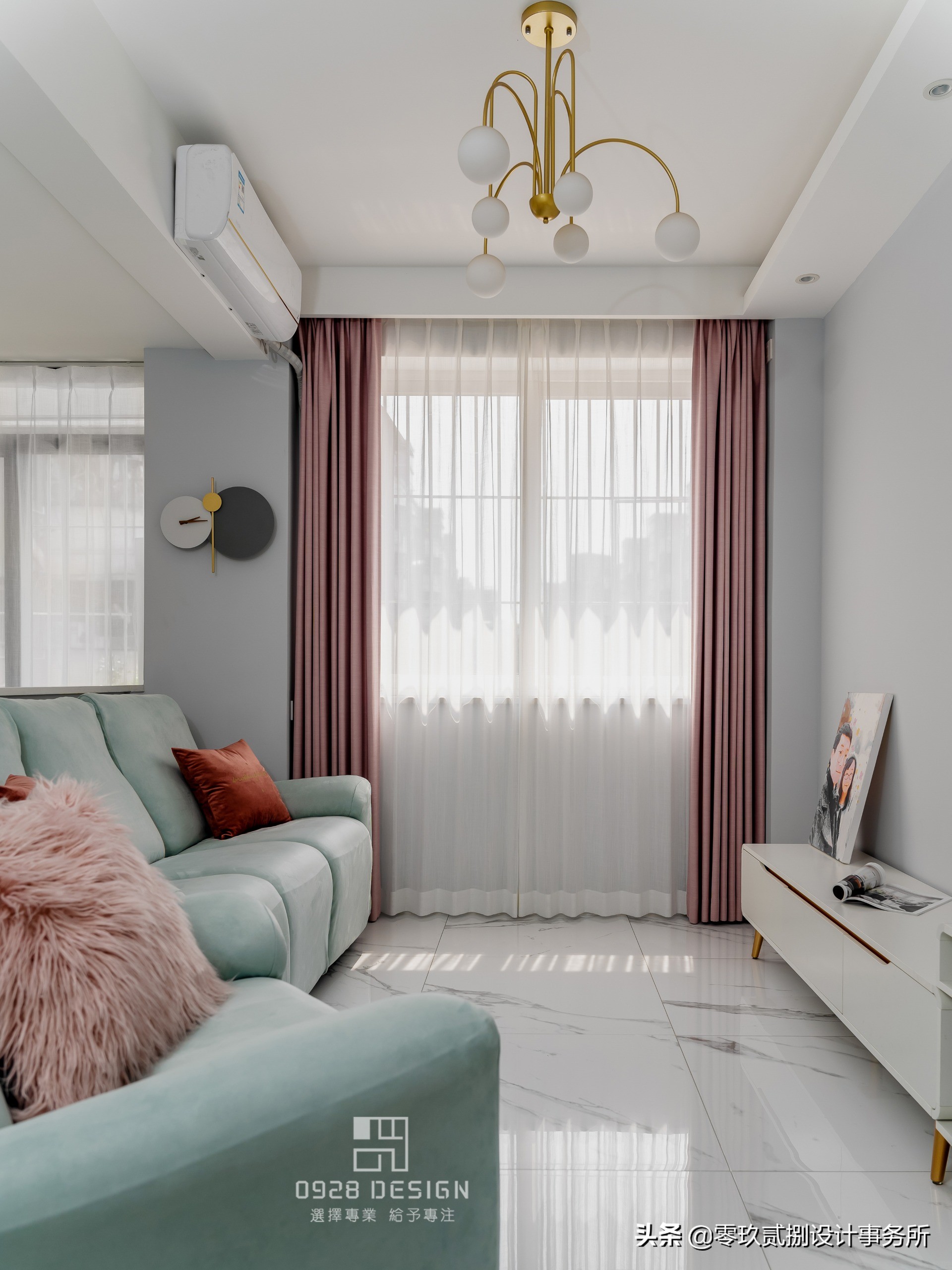 「零玖贰捌设计」65㎡“老破小”格局全改，变身阳光明媚小清新