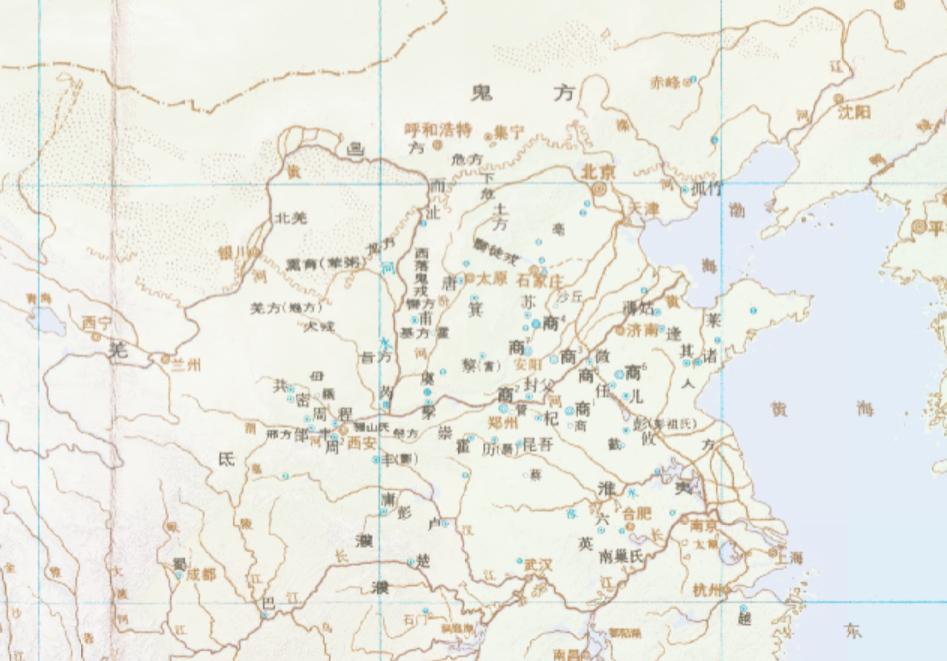 商朝的疆域是怎么样的,商朝的疆域南到江汉是指哪里