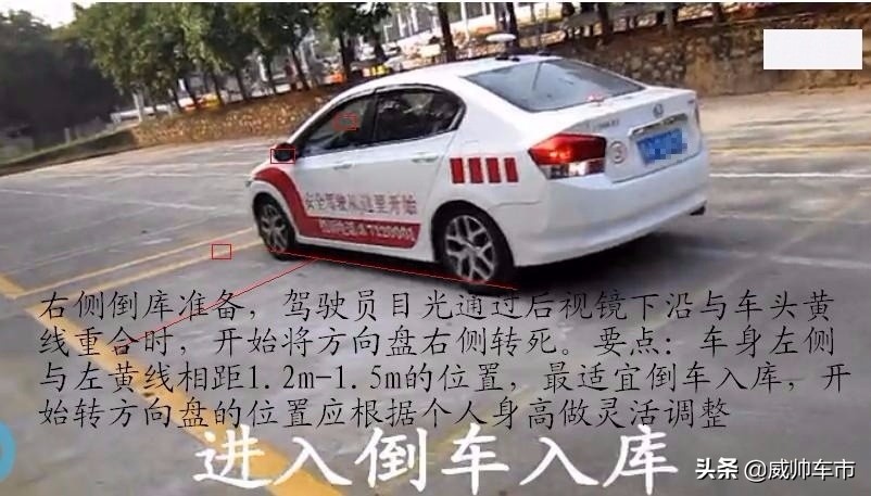 驾照科目二倒车入库技巧与图解,科目二皮卡车倒车入库图解技巧