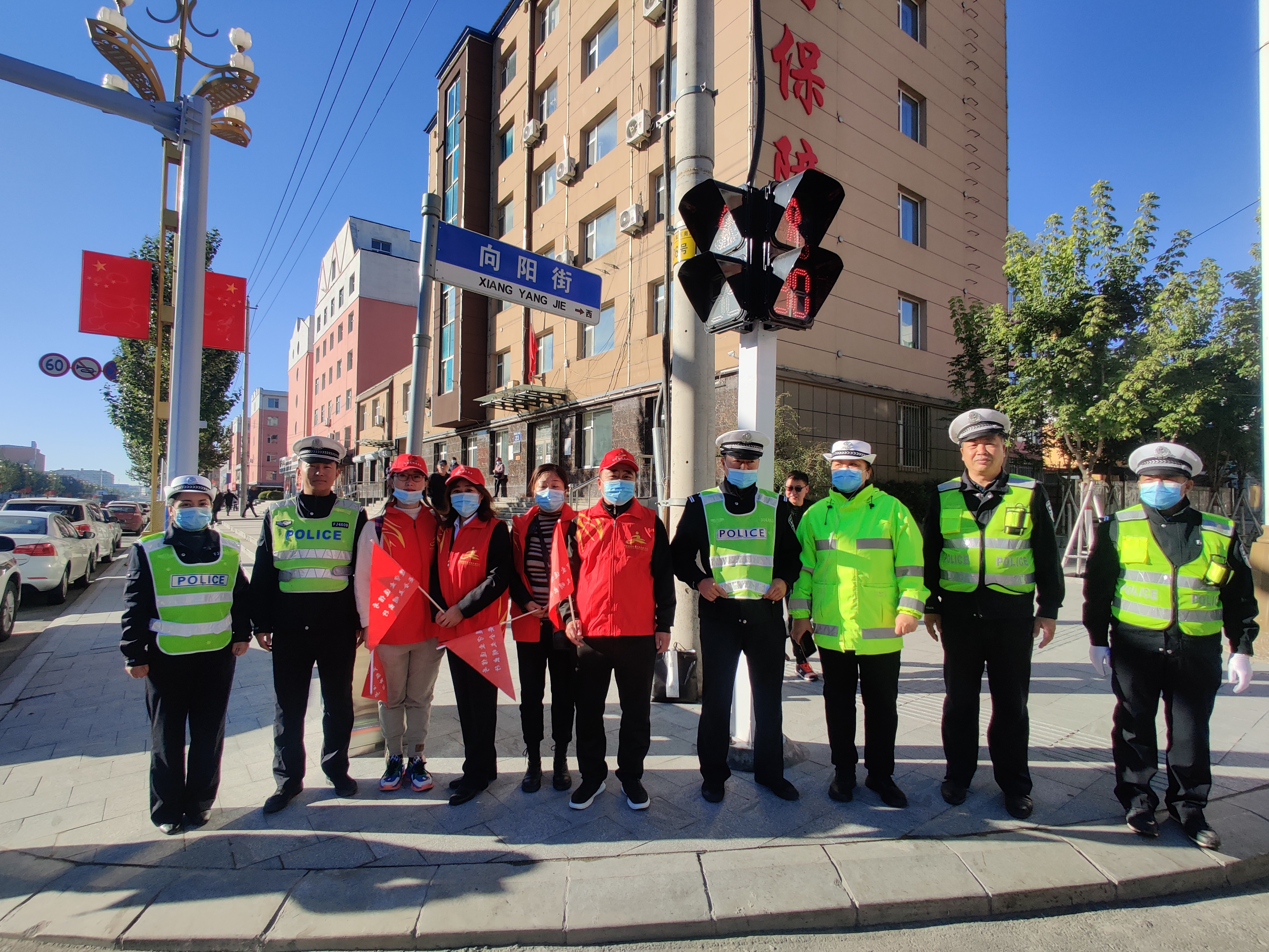 梨树交警充分发挥*党**员先锋模范作用全力做好创建省级文明城交通安全管理工作
