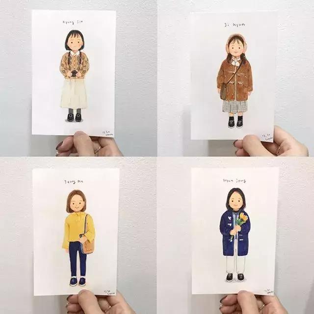 她笔下的可爱女孩，让你看懂穿衣打扮的正确要素~