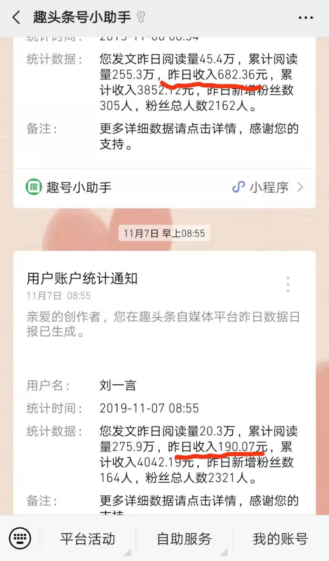 一篇文章1000万阅读收益多少,一篇关于副业盈利的分享