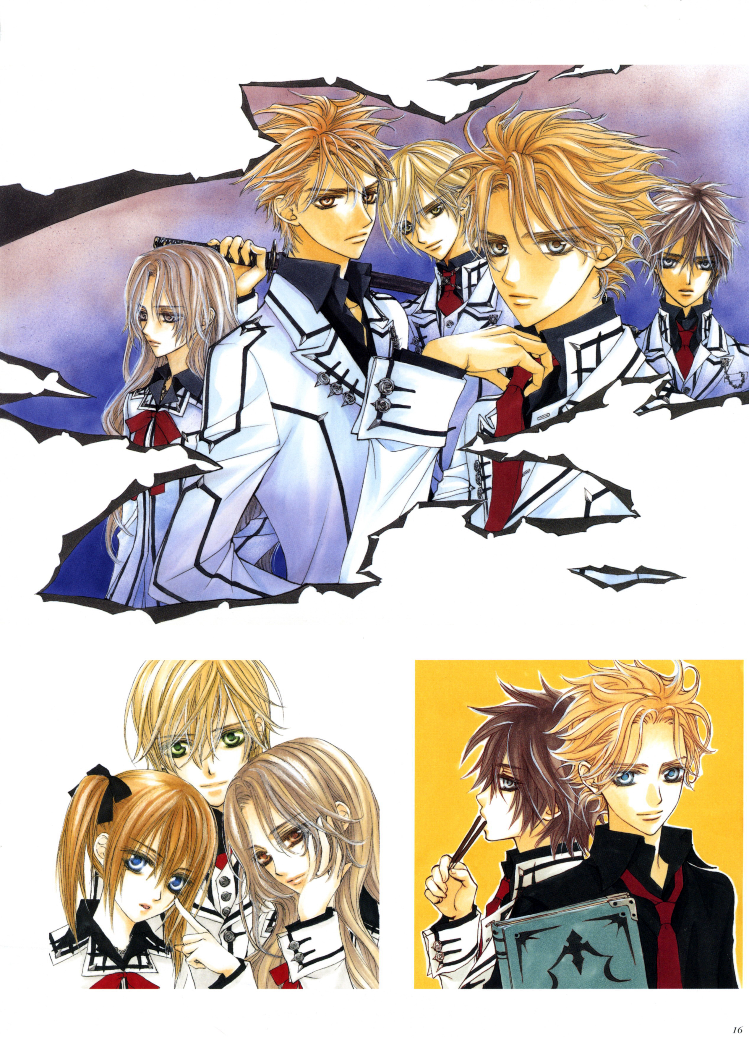 有关帅气吸血鬼的漫画图片,画风超精致的日本吸血鬼漫画