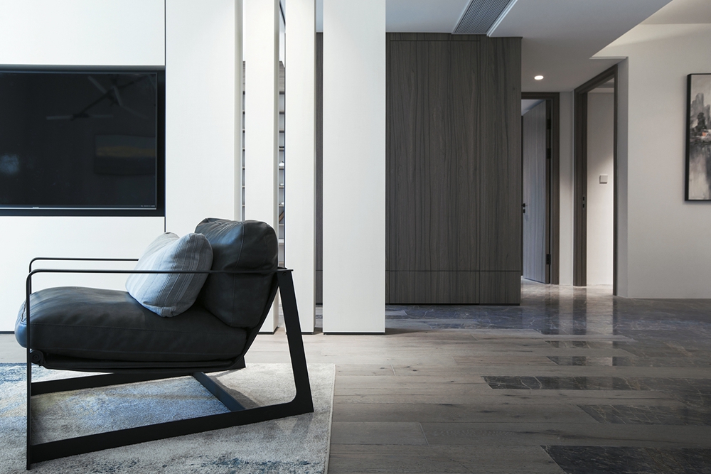 悬空电视柜台面无缝拼接,这是我见过最现代风装修