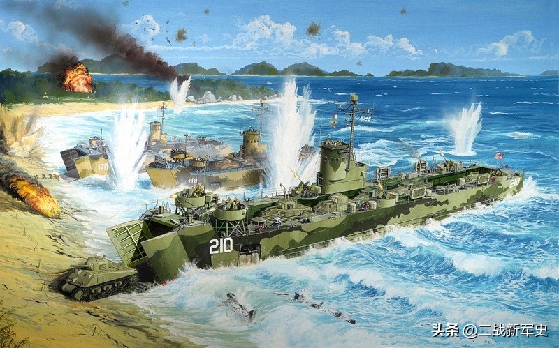 美军lst登陆舰,美国lsm登陆舰