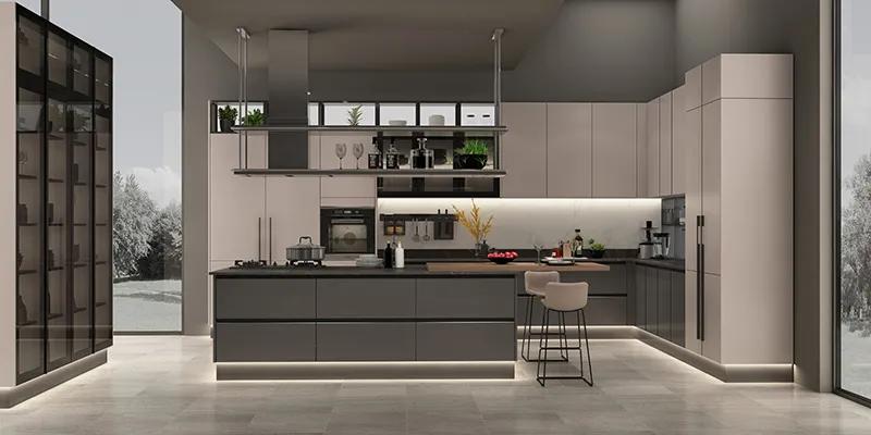 3平卫生间墙砖和地砖怎么配色,深灰色地砖白色墙砖橱柜如何配色