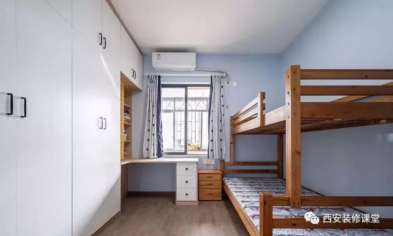 两个宝宝卧室两张单独床,两个女儿房间怎么放两张独立的床