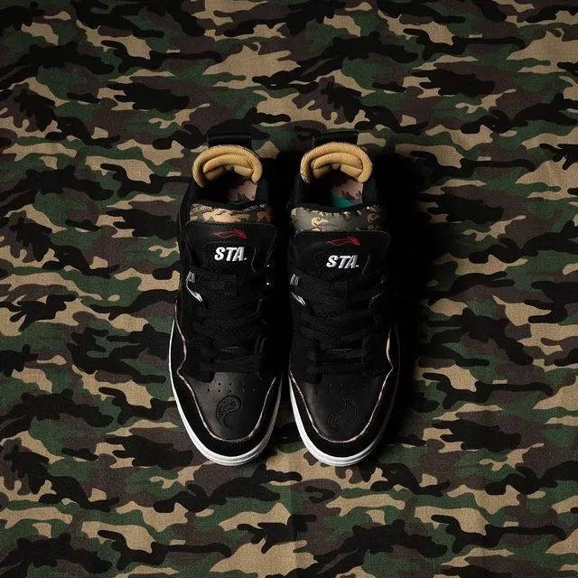 李宁sta联名跑鞋,李宁板鞋新之助