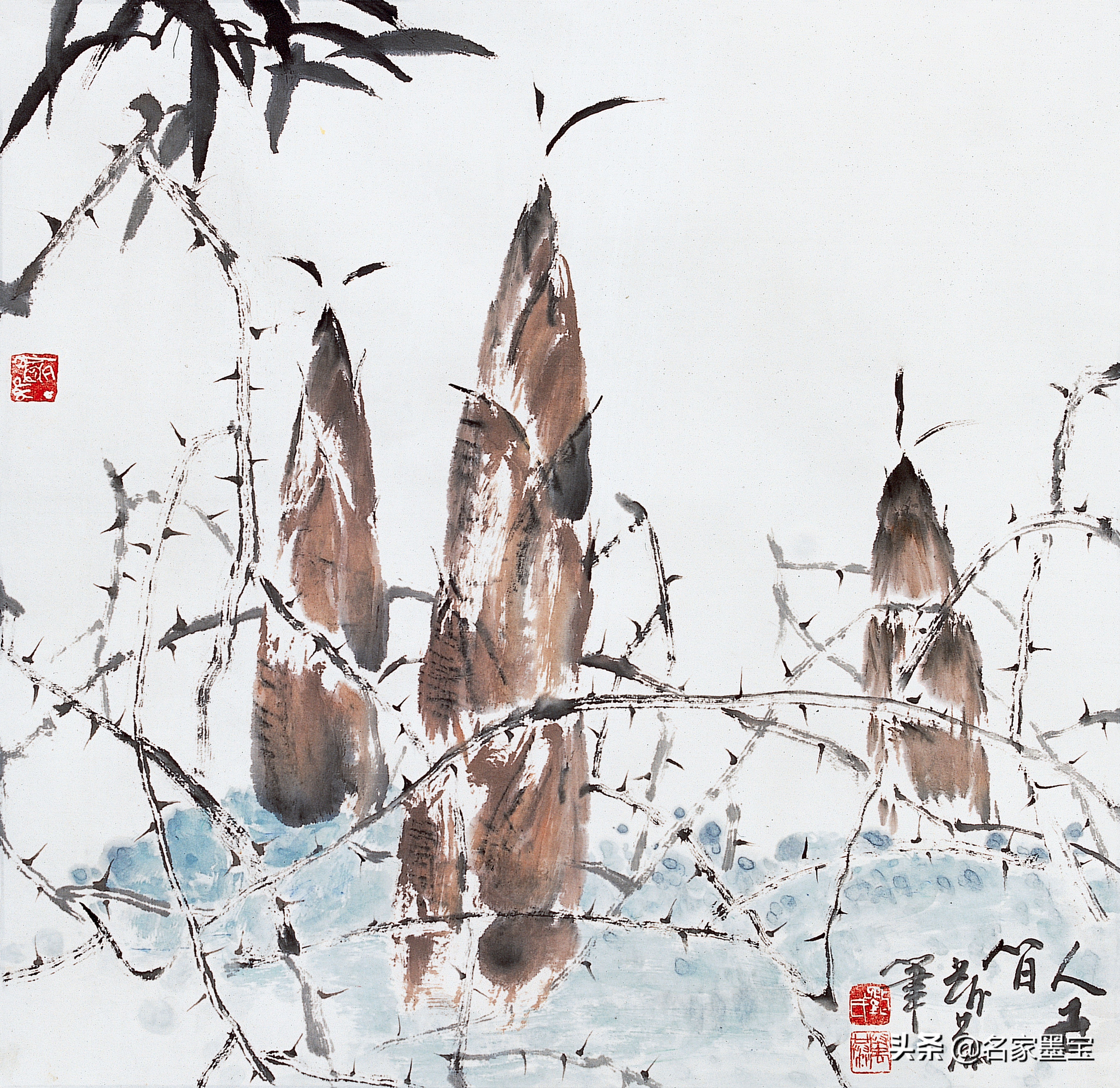 四川画家刘德扬写意花鸟作品欣赏,画家刘庚写意花鸟画作品欣赏图文