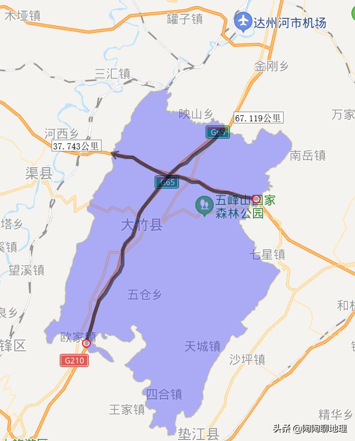 达州高速2020,达州各区县高速公路里程