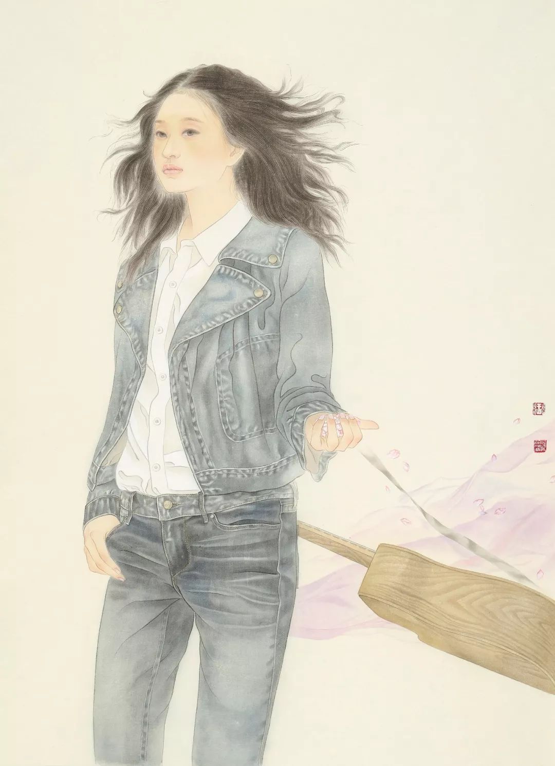 从一岁到七岁画画,从七岁到八岁画的画